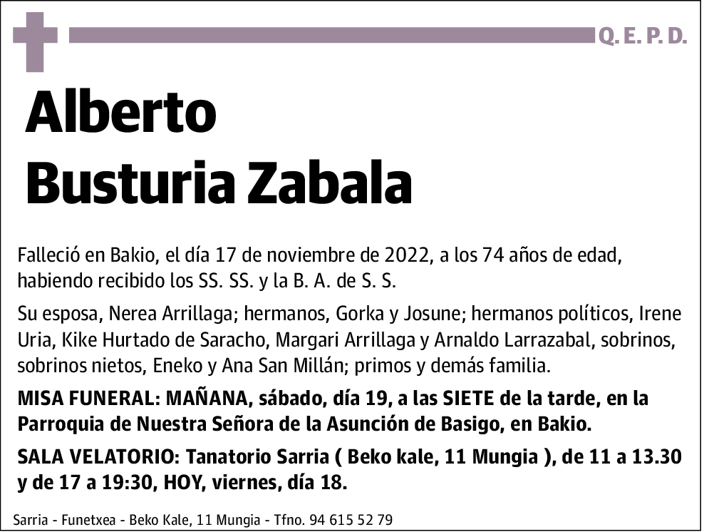 Alberto Busturia Zabala