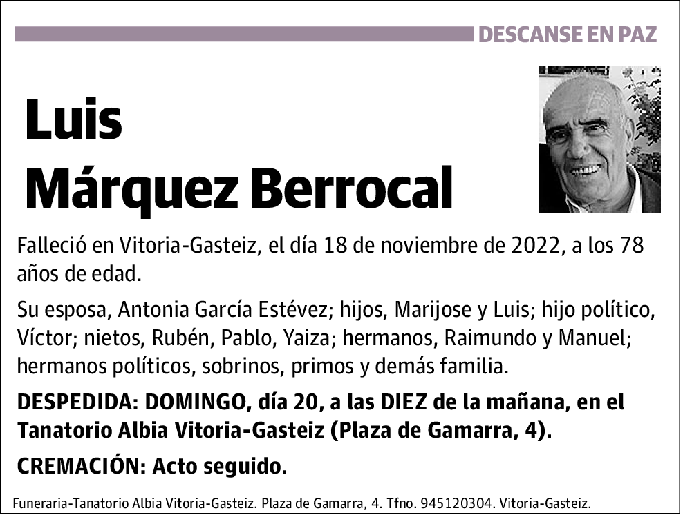 Luis Marquez Berrocal