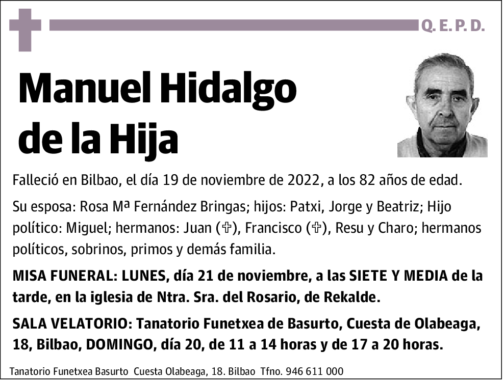 Manuel Hidalgo de la Hija