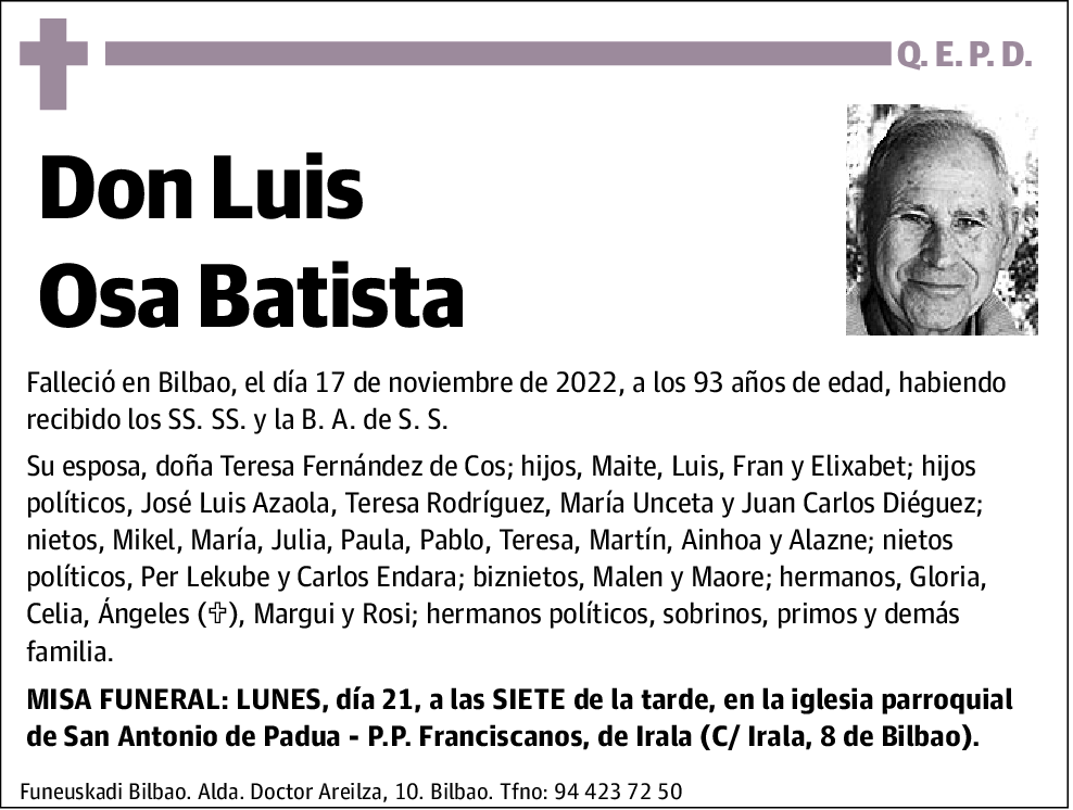 Luis Osa Batista