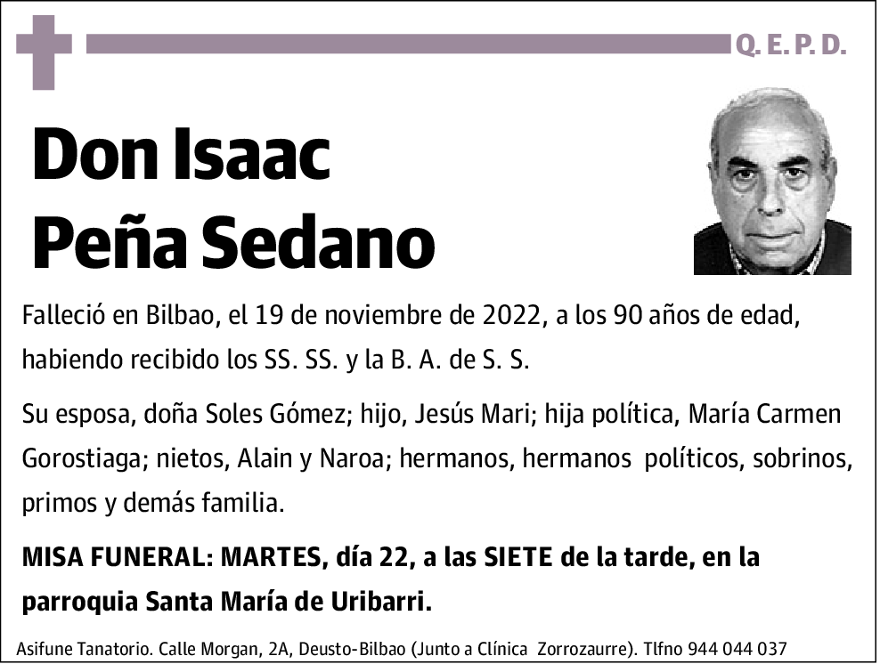 Isaac Peña Sedano