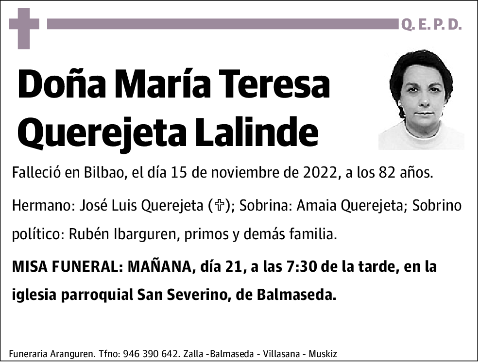 María Teresa Querejeta Lalinde