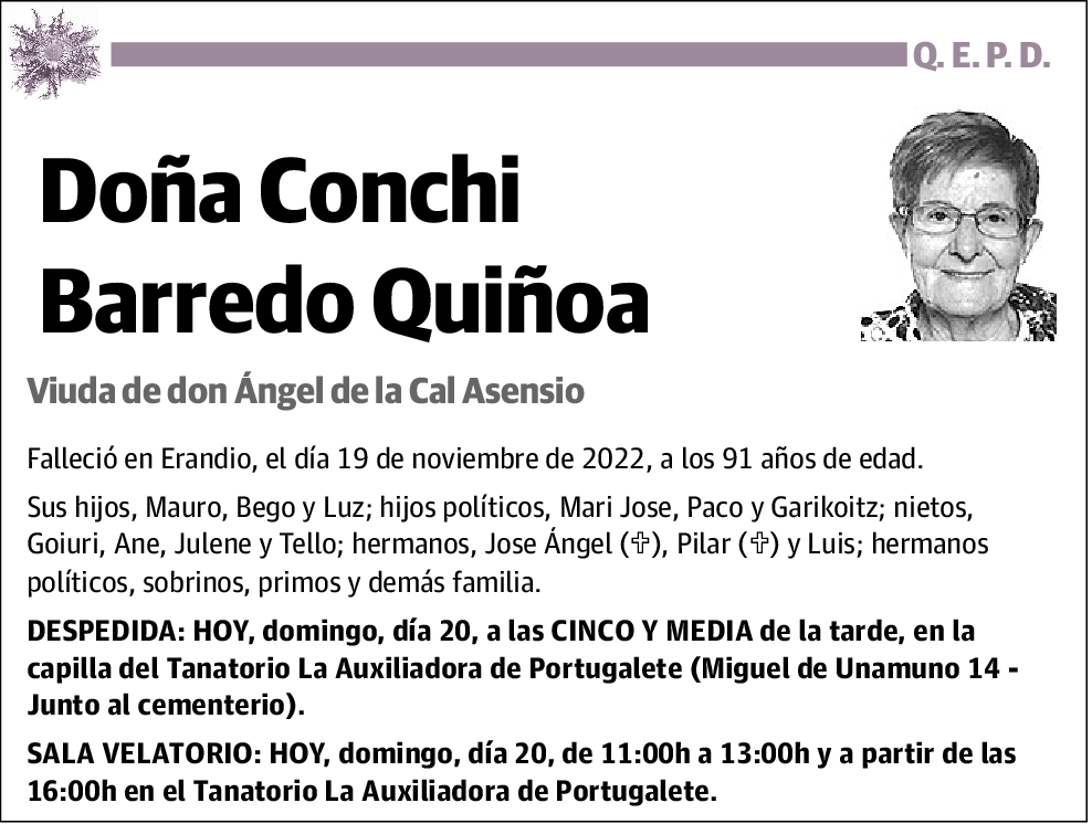 Conchi Barredo Quiñoa