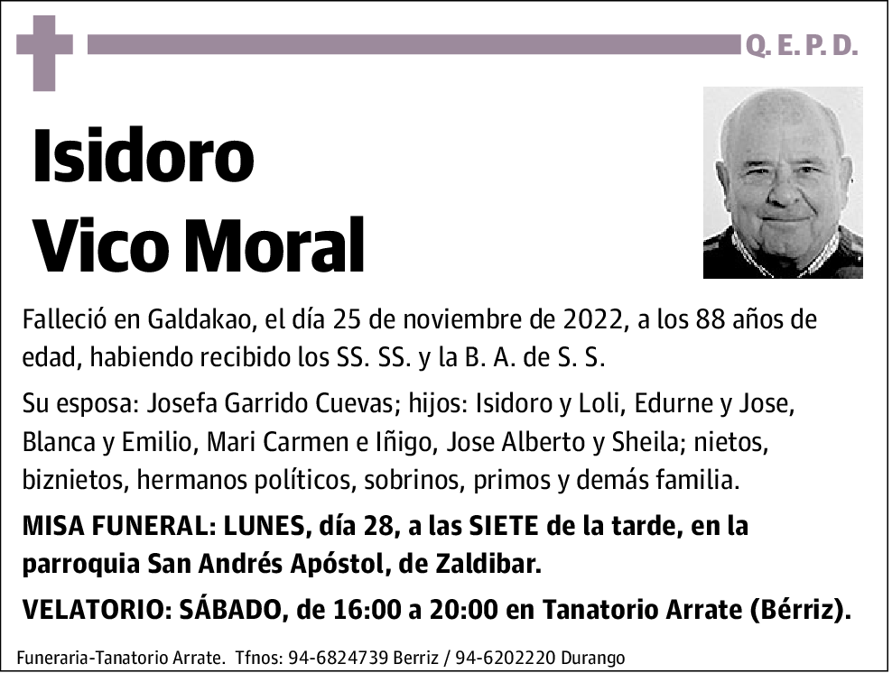 Isidoro Vico Moral