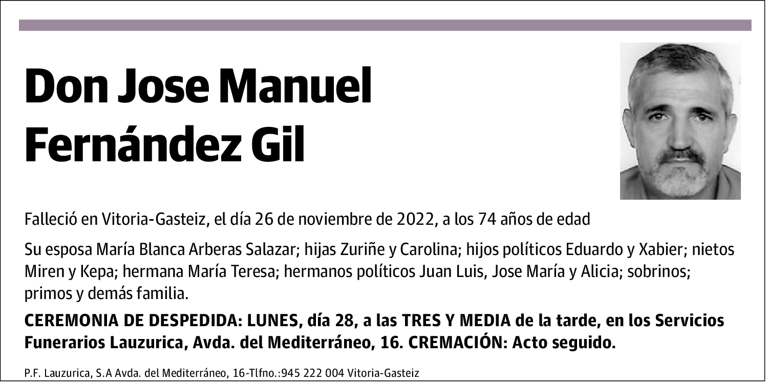 Jose Manuel Fernández Gil