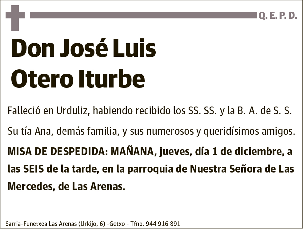 José Luis Otero Iturbe