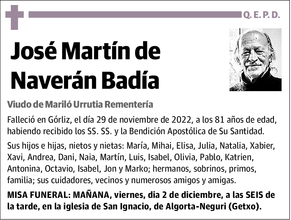 José Martín de Naveran Badia
