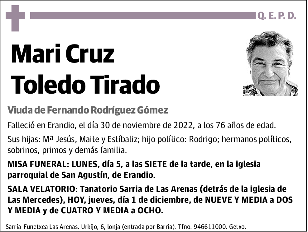 Mari Cruz Toledo Tirado