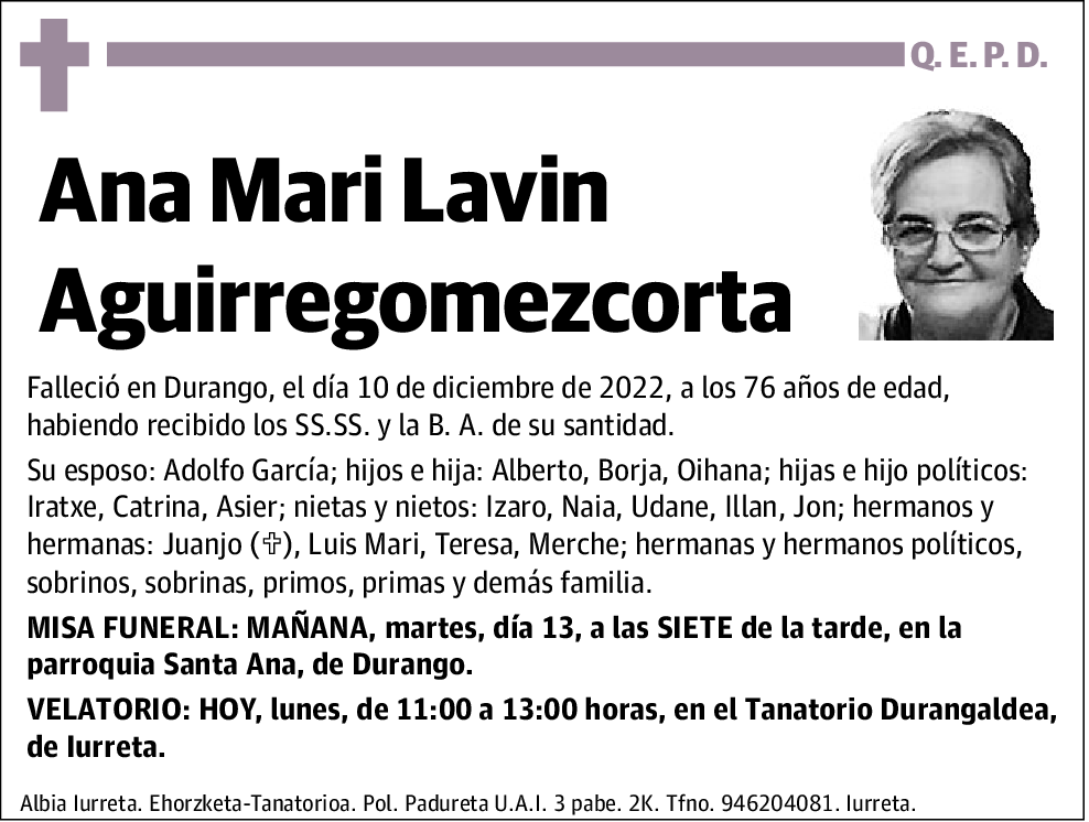 Ana Mari Lavin Aguirregomezcorta