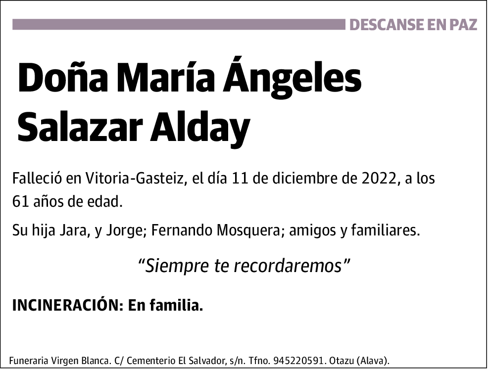 María Ángeles Salazar Alday