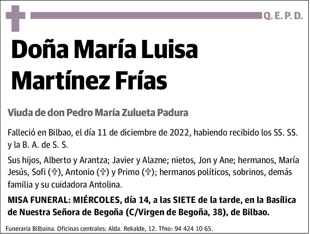 María Luisa Martínez Frías