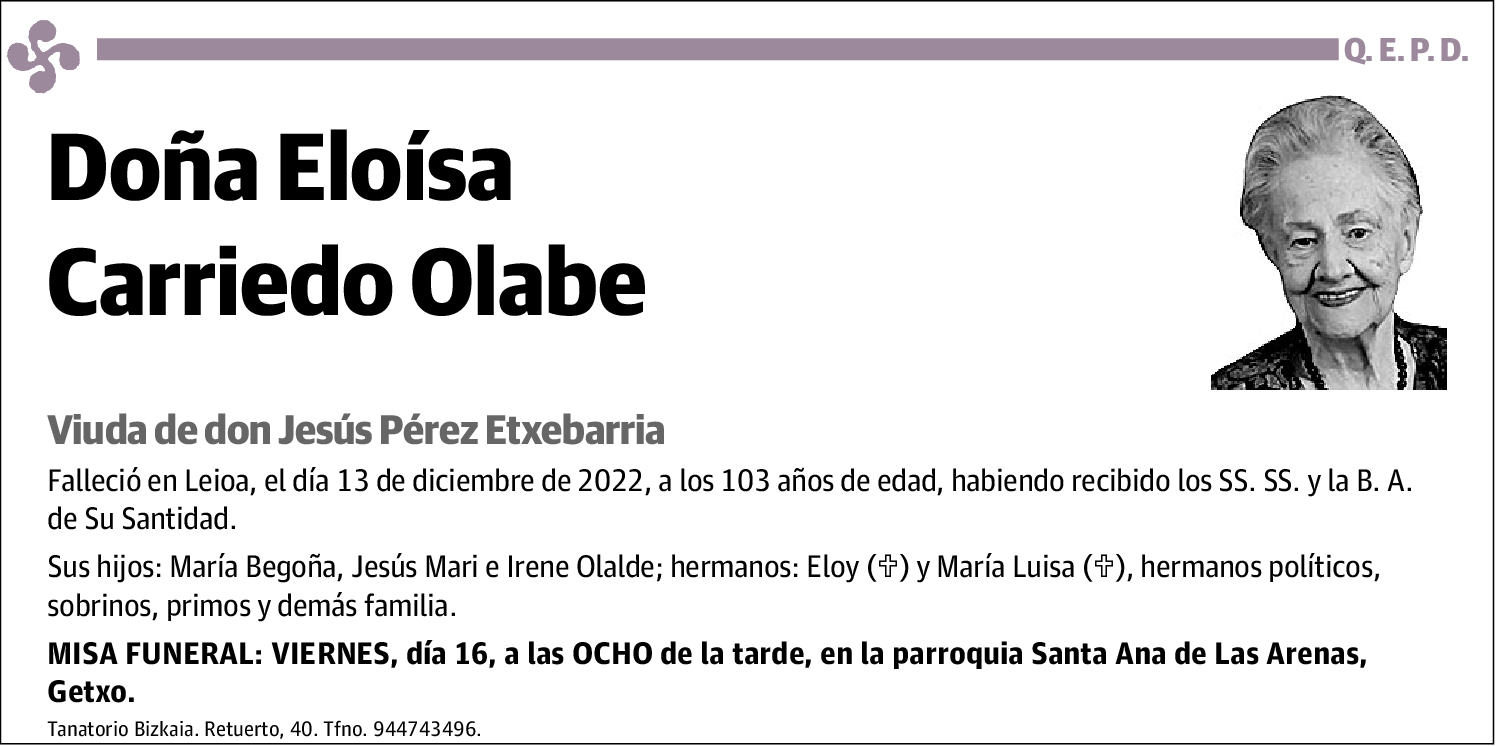 Eloísa Carriedo Olabe