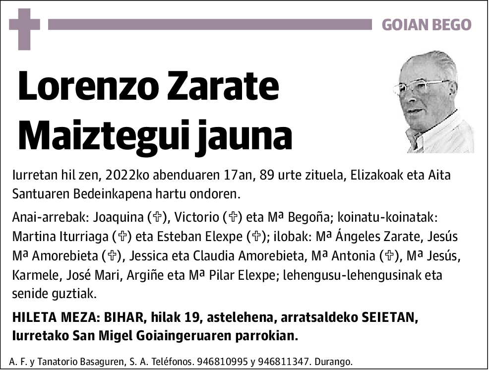 Lorenzo Zarate Maiztegui