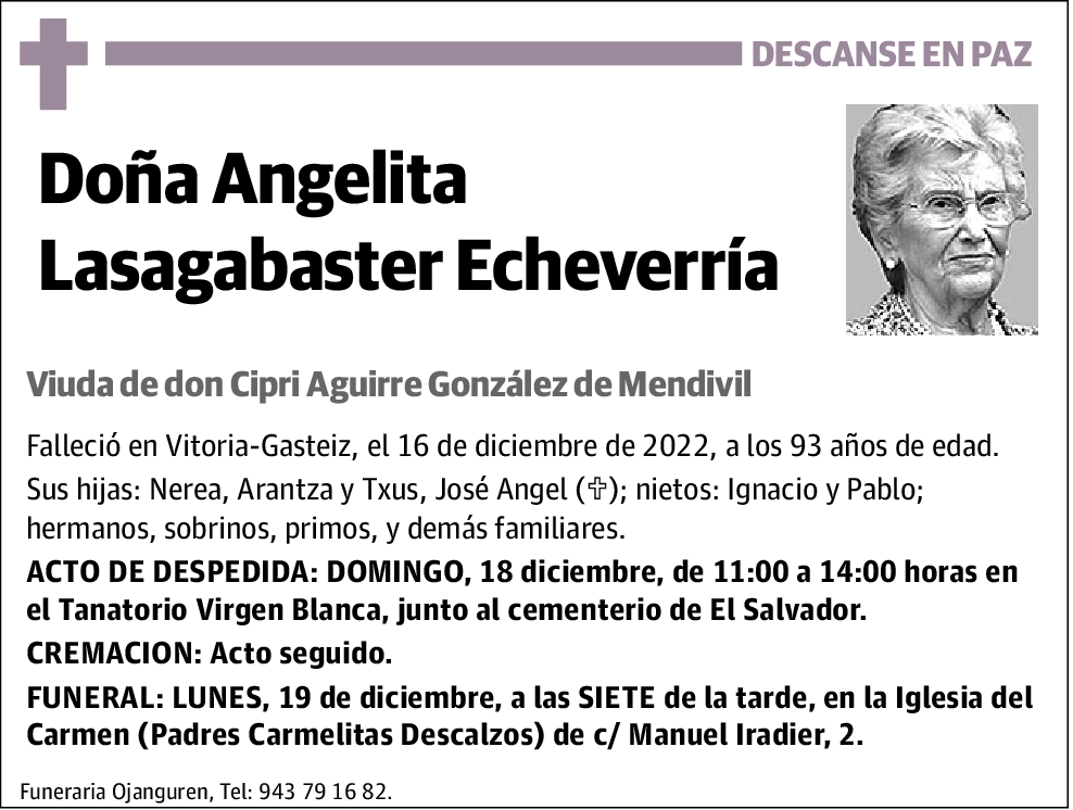 Angelita Lasagabaster Echeverría