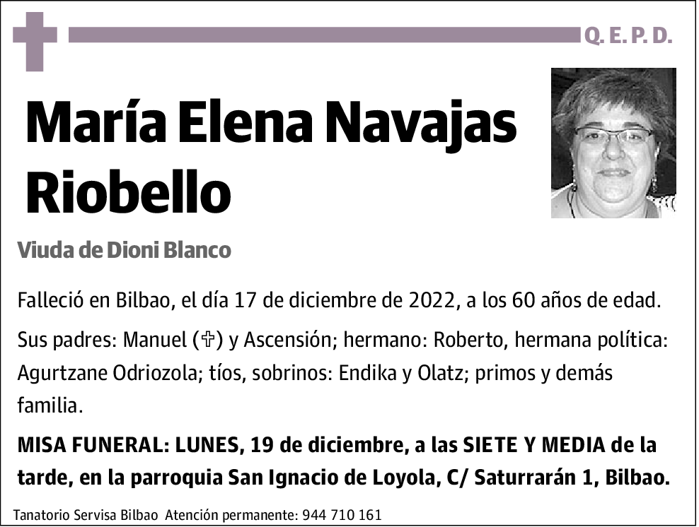 María Elena Navajas Riobello