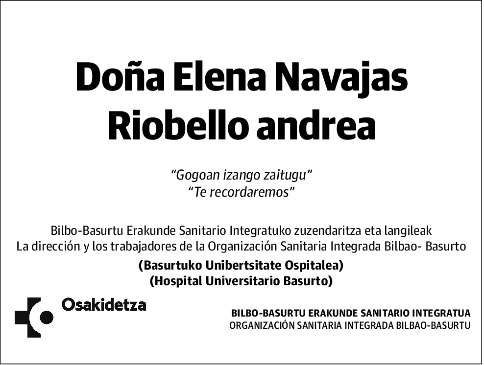 Elena Navajas Riobello