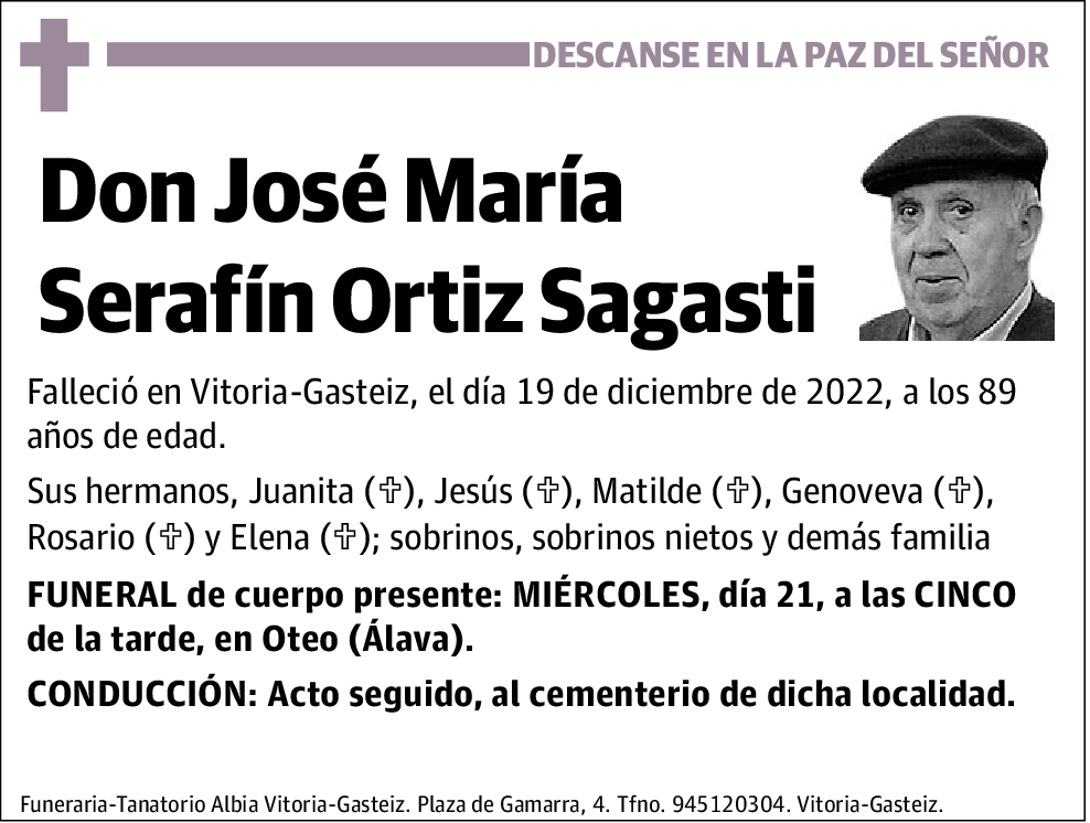 José María Serafín Ortiz Sagasti