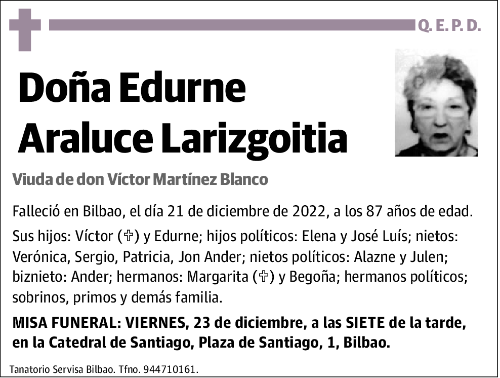 Edurne Araluce Larizgoitia