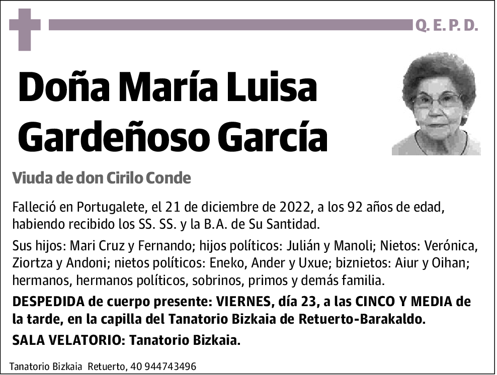 María Luisa Cardeñoso García
