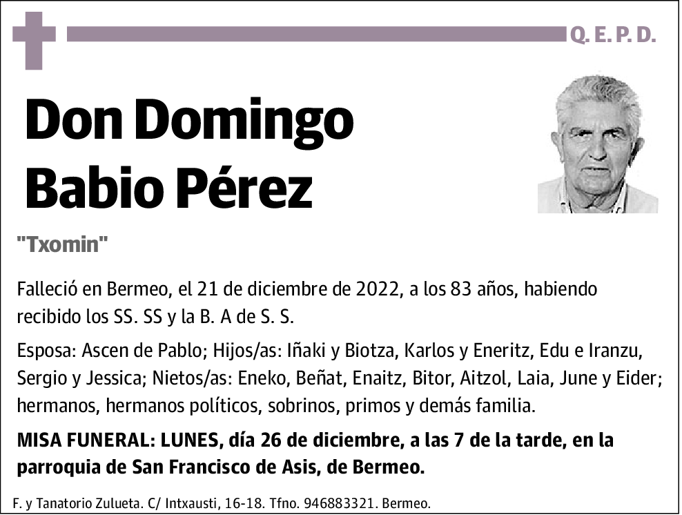 Domingo Babio Pérez