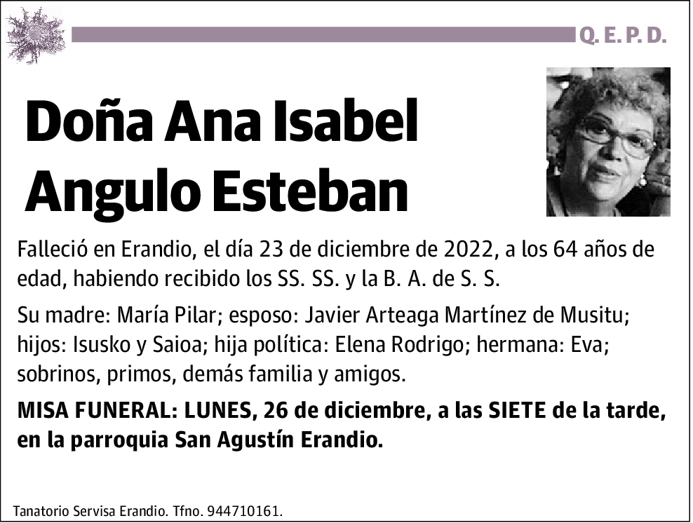 Ana Isabel Angulo Esteban