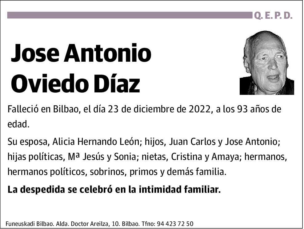 Jose Antonio Oviedo Díaz