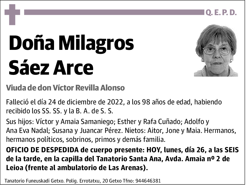Milagros Sáez Arce
