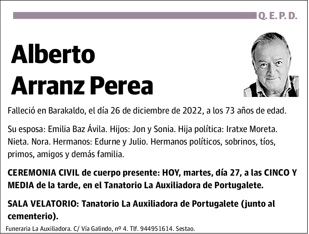 Alberto Arranz Perea