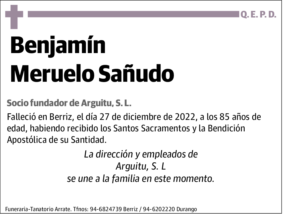 Benjamín Meruelo Sañudo