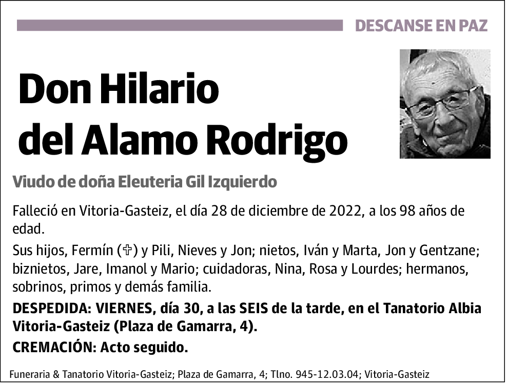 Hilario del Alamo Rodrigo