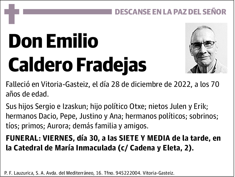 Emilio Calderero Fradejas