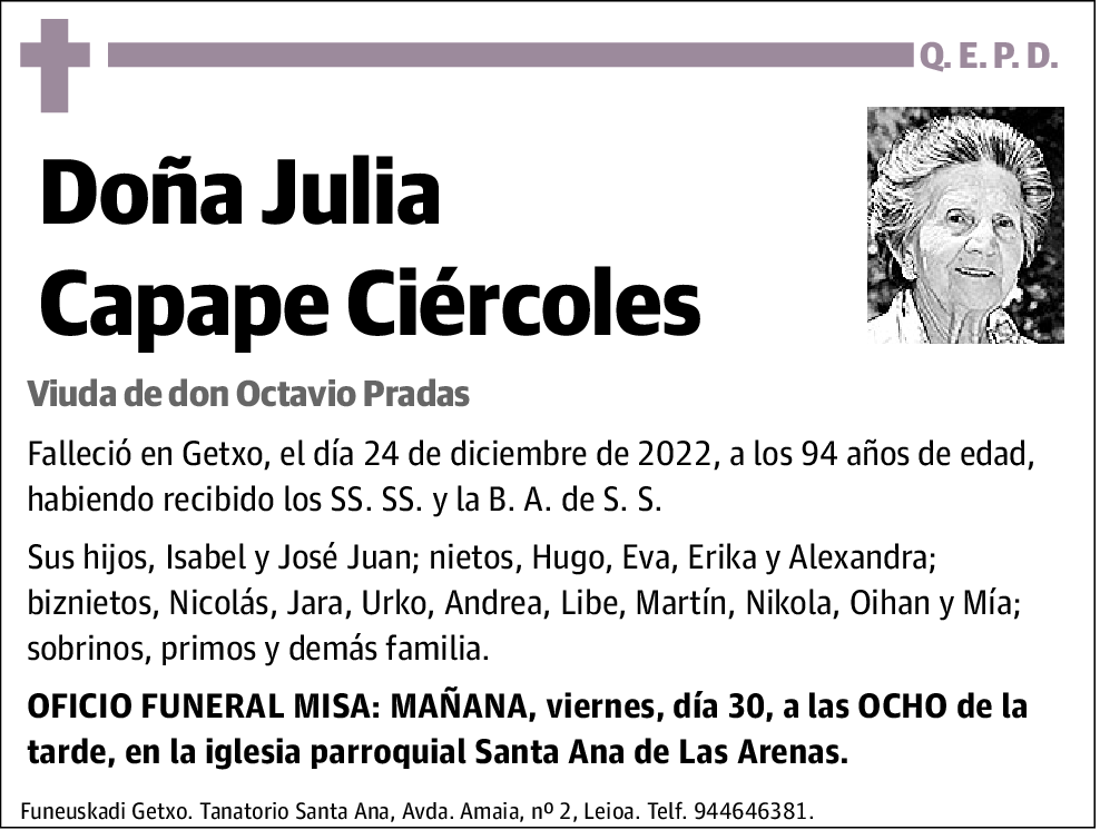 Julia Capape Ciércoles