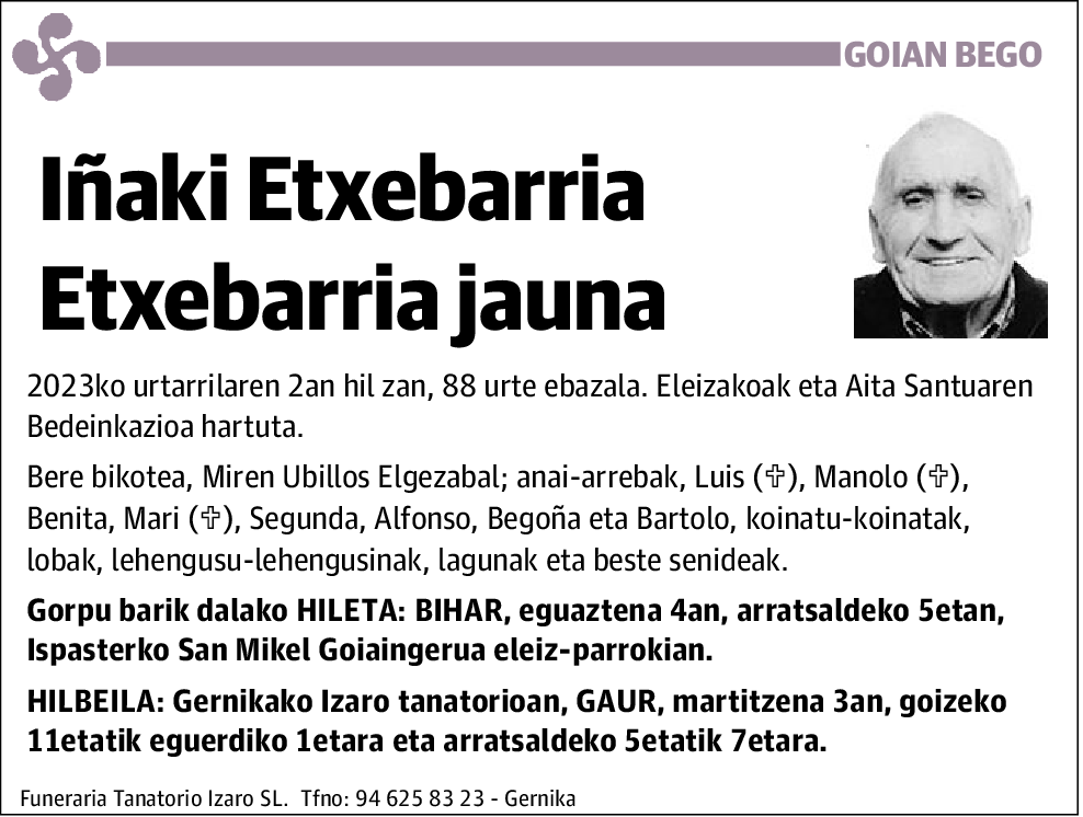 Iñaki Etxebarria Etxebarria