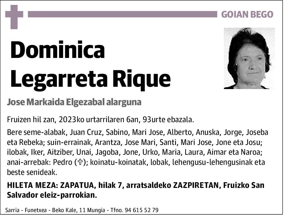 Dominica Legarreta Rique