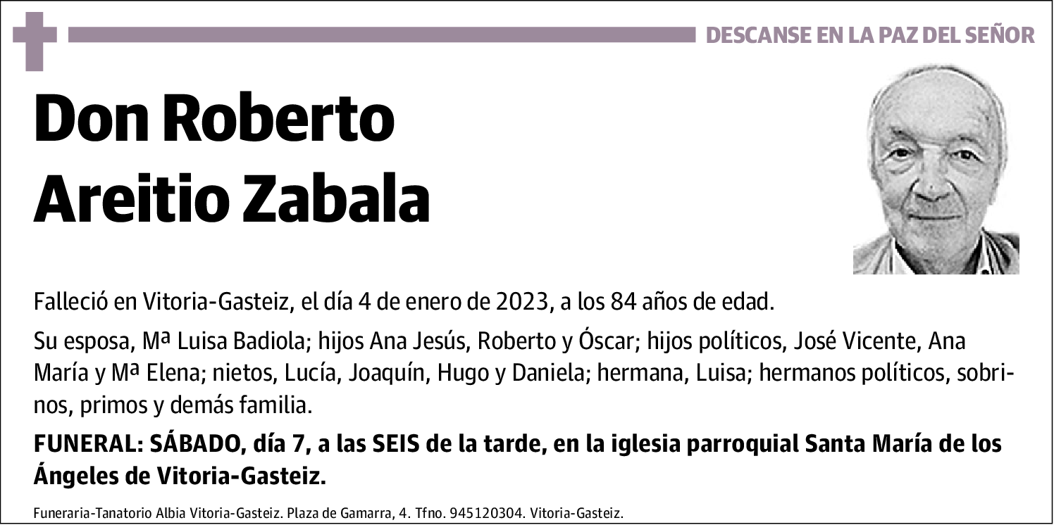 Roberto Areitio Zabala
