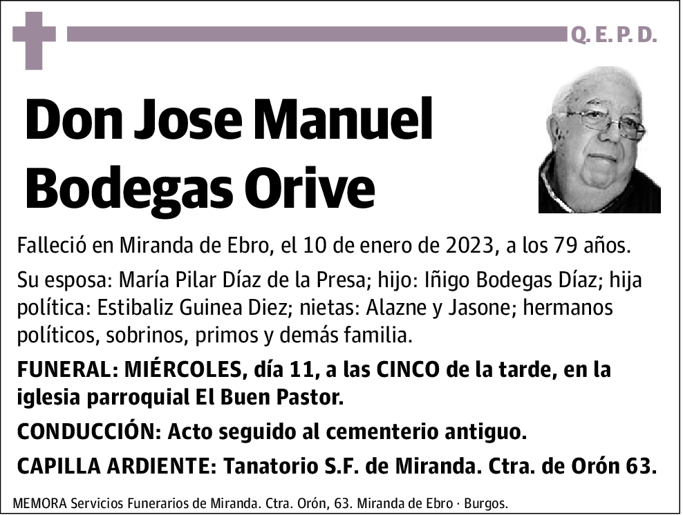José Manuel Bodegas Orive