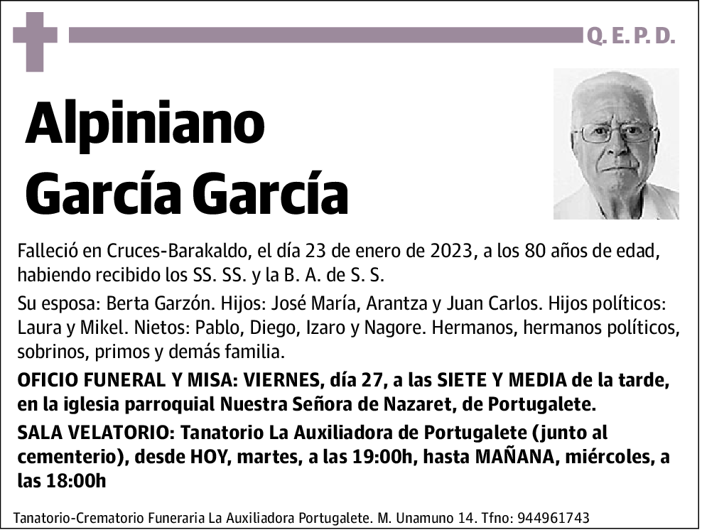 Alpiniano García García