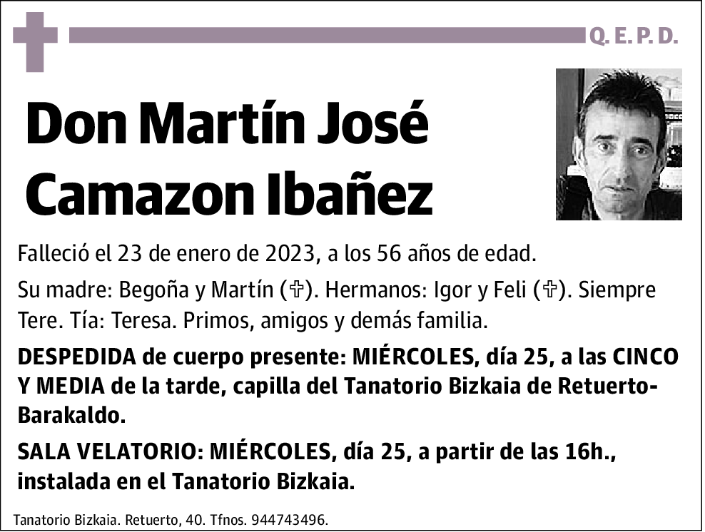 Martín José Camazon Ibañez