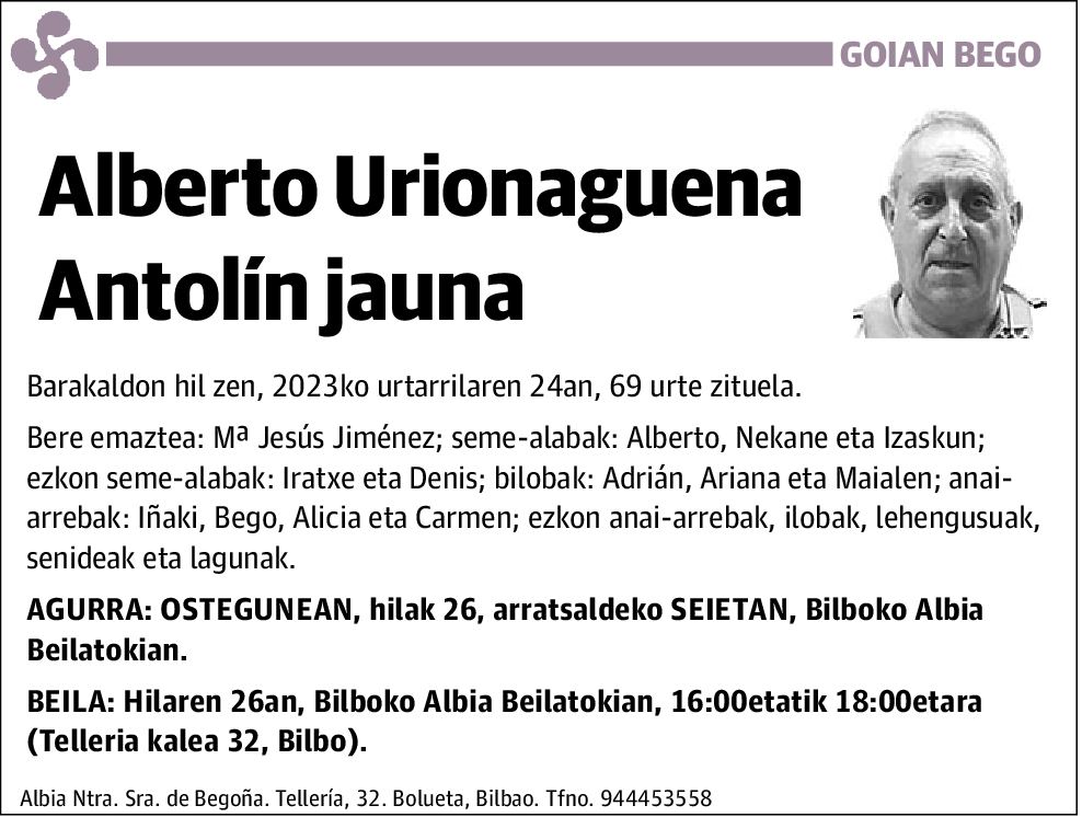 Alberto Urionaguena Antolin