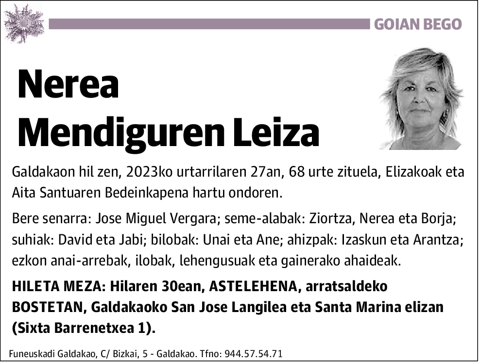 Nerea Mendiguren Leiza