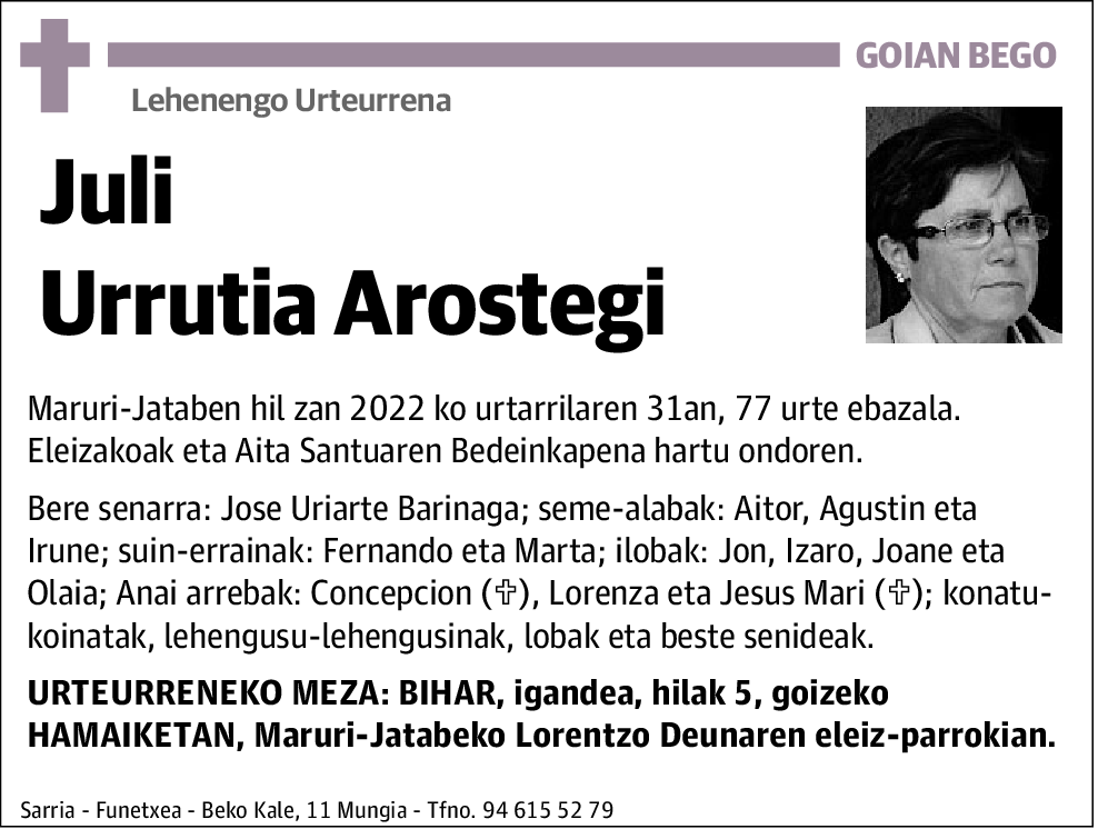 Juli Urrutia Arostegi