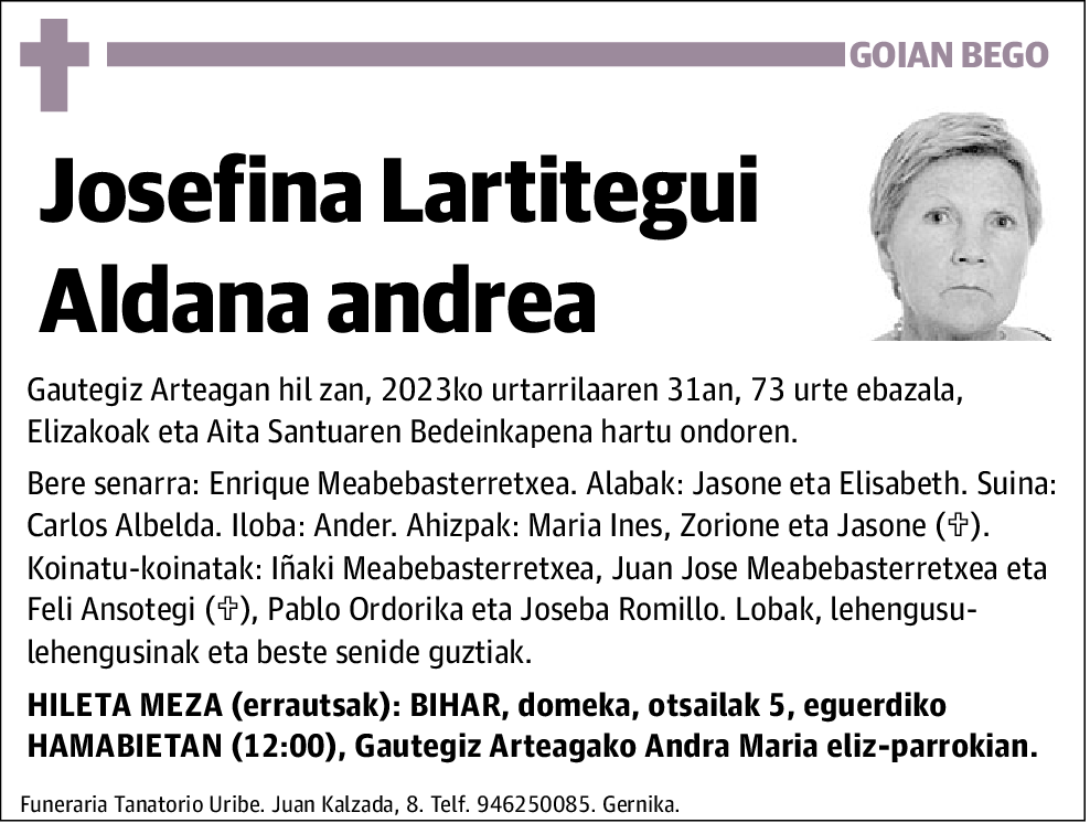Josefina Lartitegui Aldana