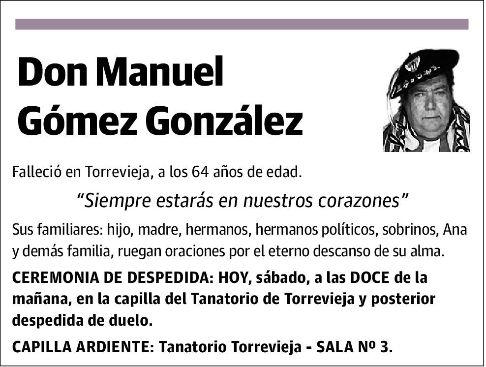 Manuel Gomez Gonzalez
