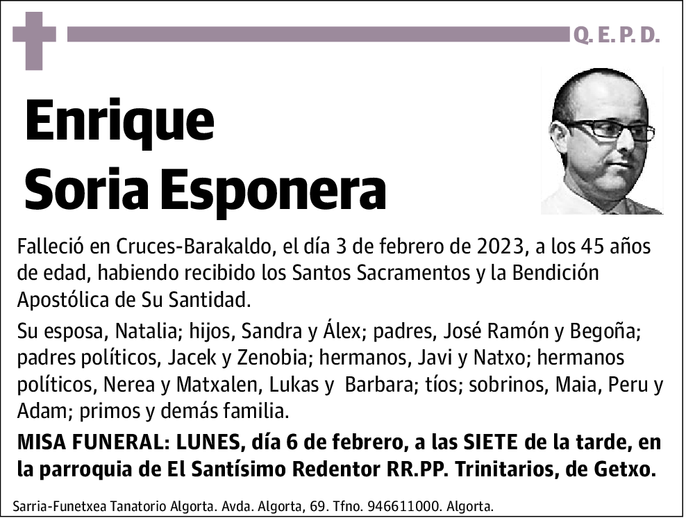 Enrique Soria Esponera