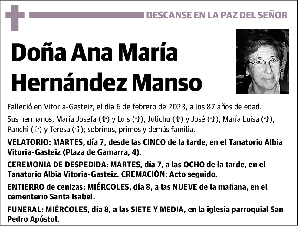 Ana María Hernández Manso