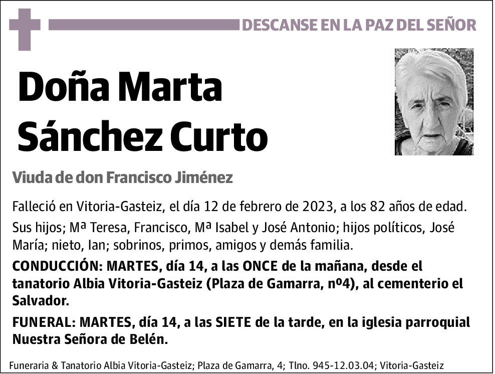 Marta Sánchez Curto