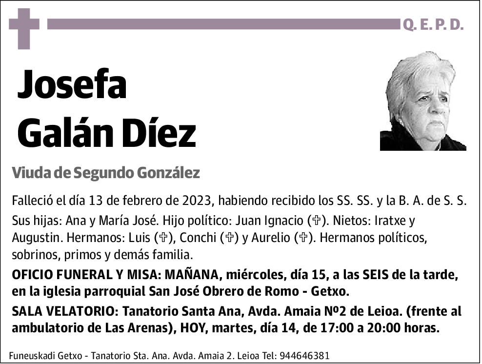 Josefa Galán Díez