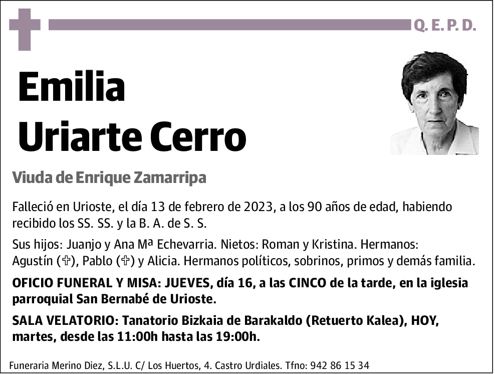 Emilia Uriarte Cerro