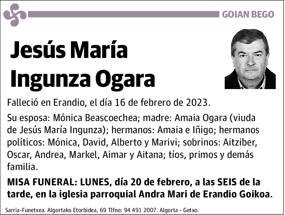 Jesús María Ingunza Ogara