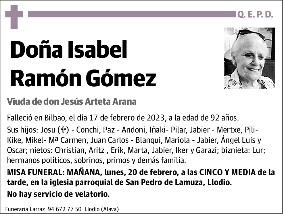 Isabel Ramón Gomez